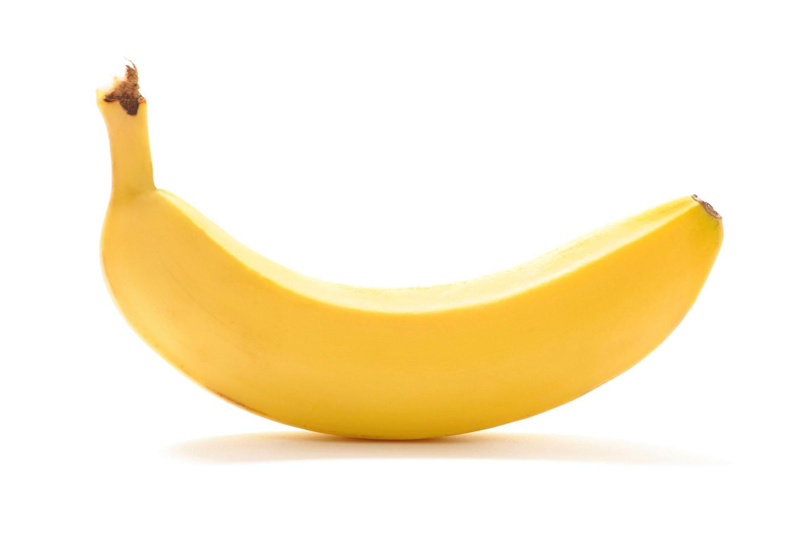 Banana on a white background